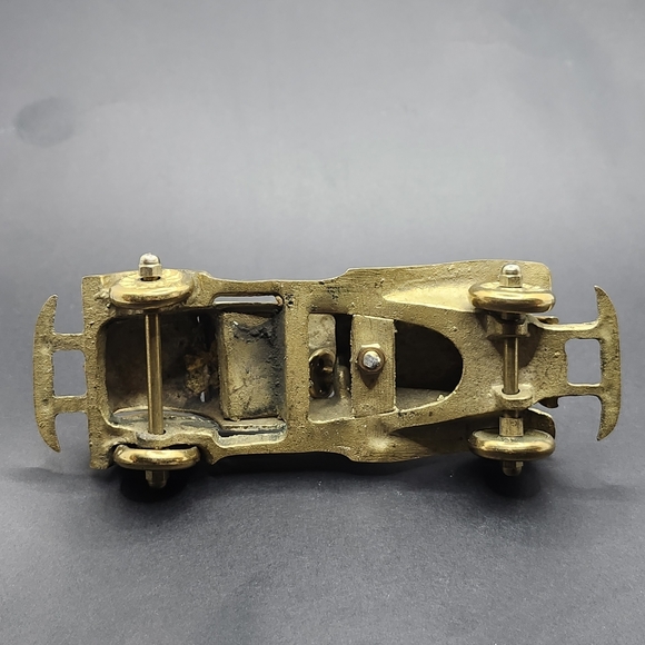 VTG 3D Brass Antique Car Model, vehicle Model, home decor, office decor - Picture 12 of 14